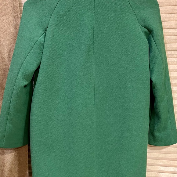 JCrew Doublecloth Coat Kelly Green 4 - Picture 3 of 3
